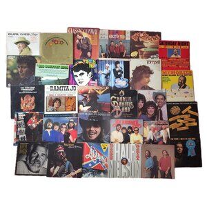 Vinyl Record Lot of 30 Country Southern Rock Pop 70s 80s 90s Lps 12" LP Records